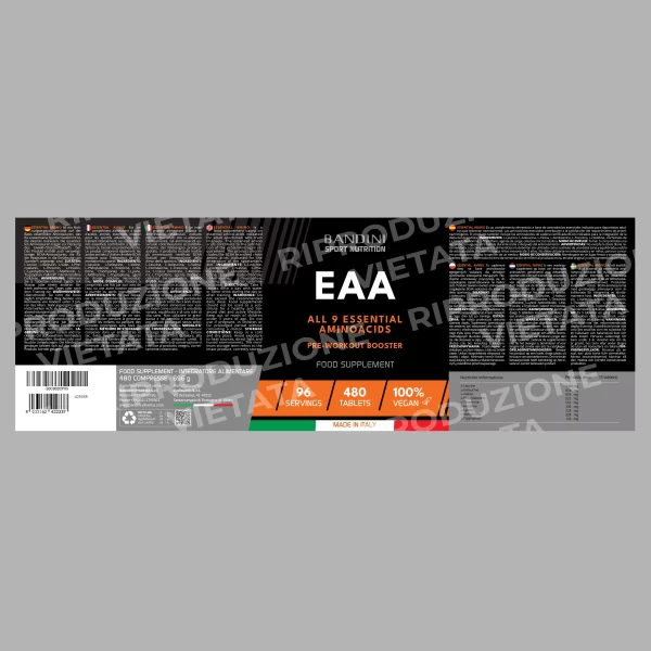 EAA Essential Amino Acids - 480 Tablets - Image 5