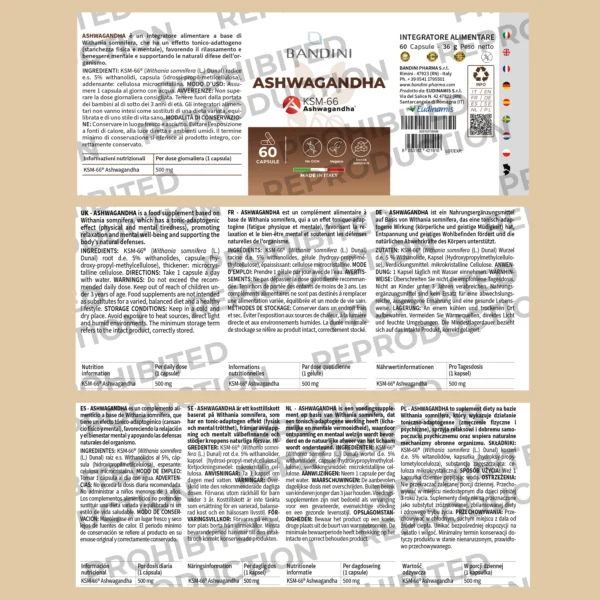 Ashwagandha supplement