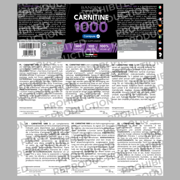 Carnitine 1000 supplement