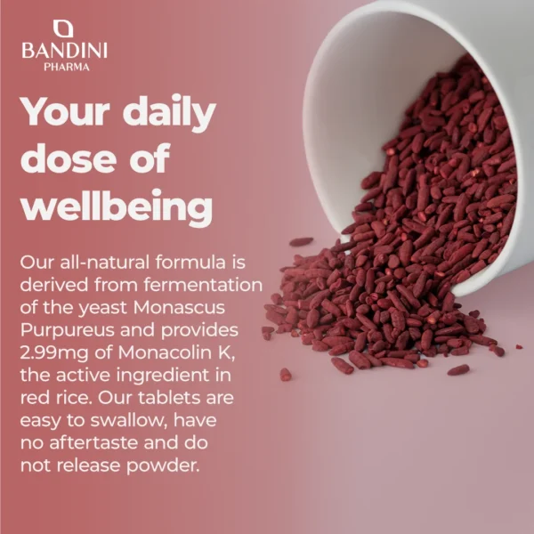 Red Yeast Rice - 180 Tablets - Image 3