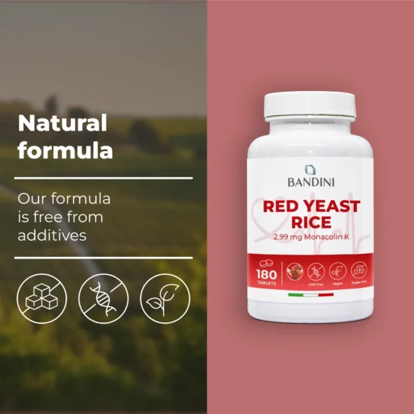 Red Yeast Rice - 180 Tablets - Image 4