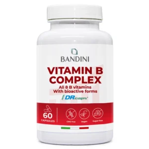 Bandini Lactoferrin & Vitamin C Capsules - 200mg Lactoferrin + 60mg Vitamin C Per Capsule, 30 Capsules, Vegan, Immune Support