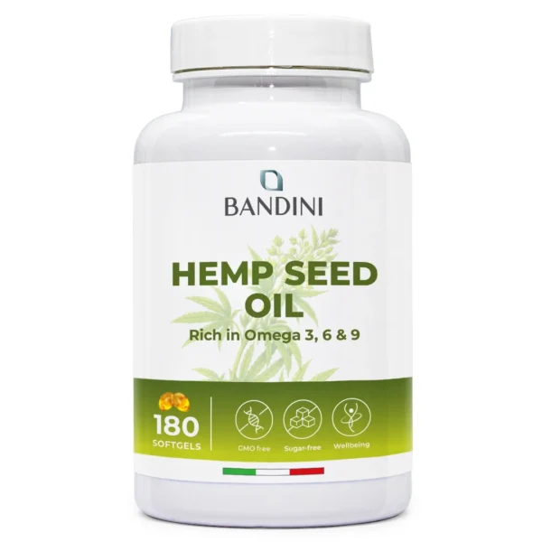 Hemp seed oil – 180 softgels