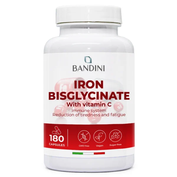 Iron Bisglycinate – 180 Capsules