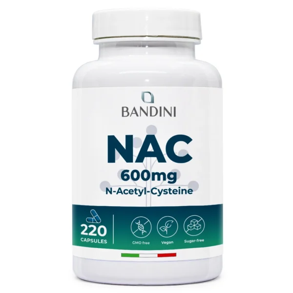 NAC N-Acetyl Cysteine 600mg – 220 Capsules