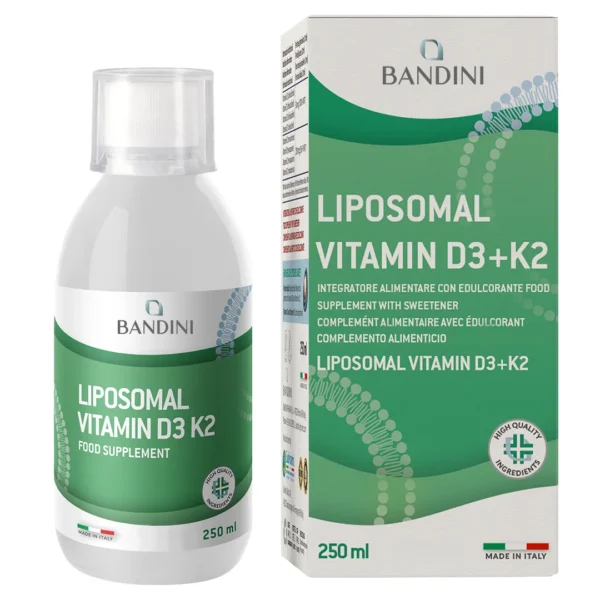 Liposomal vitamin D3+K2