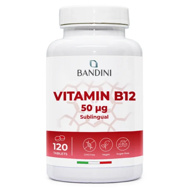 Vitamin B12 – 120 sublingual tablets