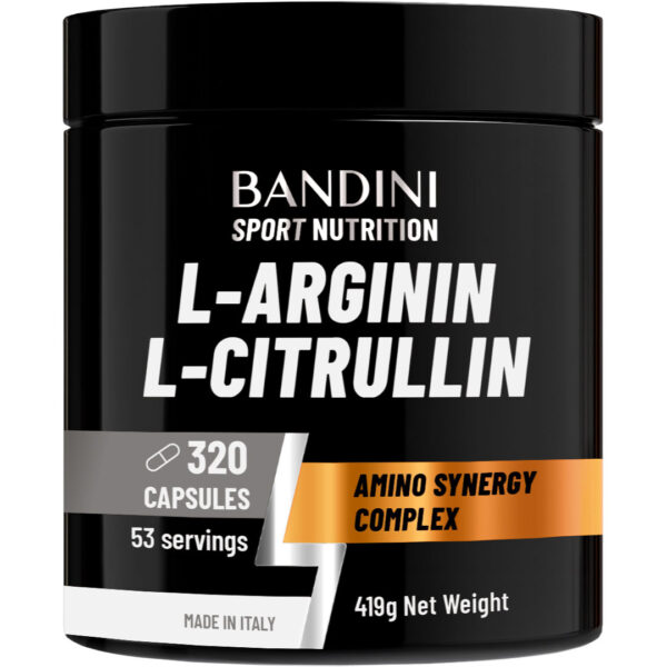 L-Arginine + L-Citrulline – 320 capsules