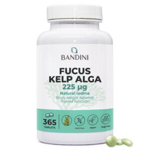 Fucus Kelp Algae 225mcg 365 Tablets BANDINI main