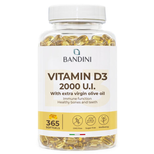 Vitamin D3 – 365 Softgels