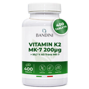 Vitamin K2 MK7 400 tablets BANDINI main